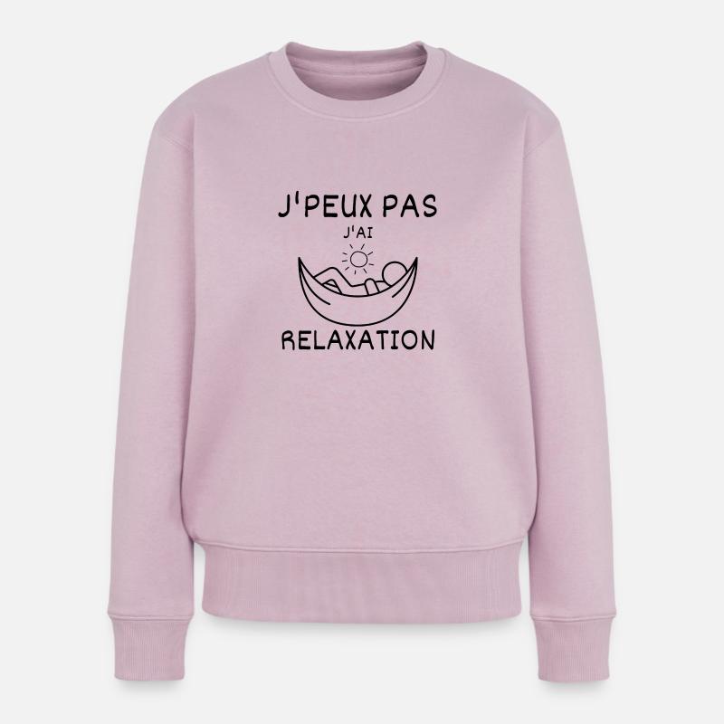 J'peux pas j'ai relaxation - Pull Premium bio Femme - rose poudré