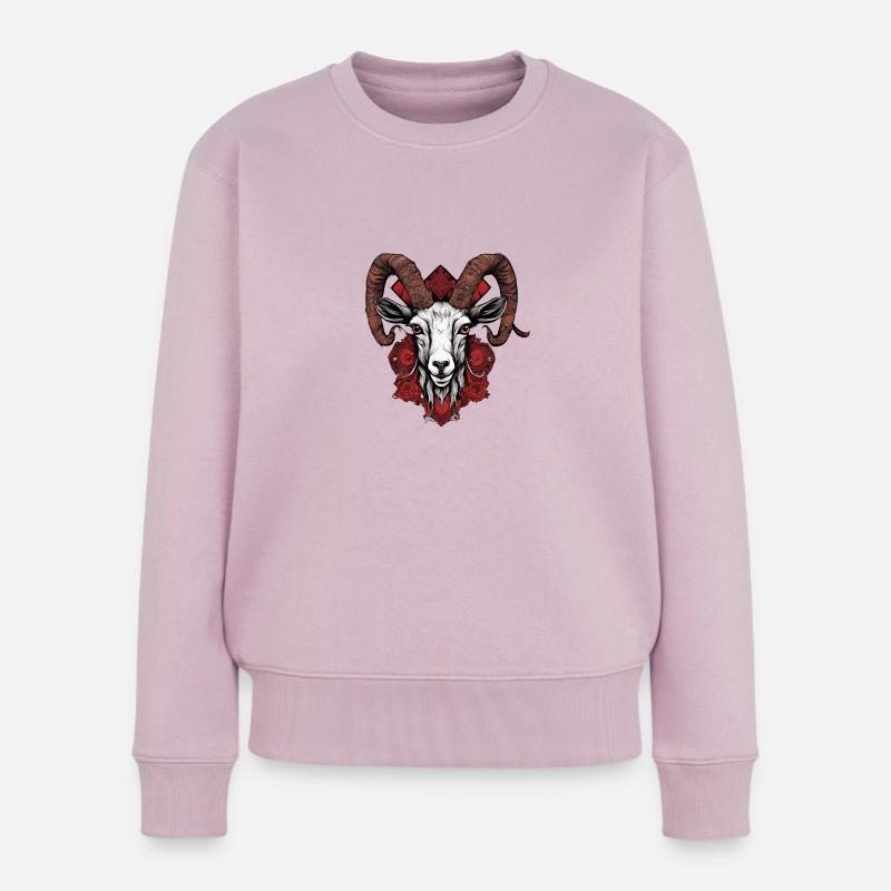 Bélier - Pull Premium bio Femme - rose poudré