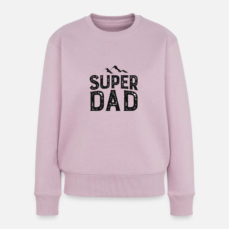 Der beste Papa der welt - Frauen Premium Bio Pullover - Altrosa