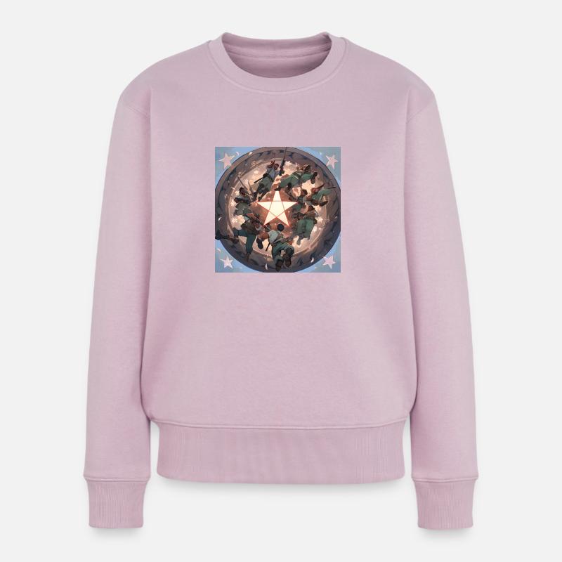 Die Luftwaffe - Frauen Premium Bio Pullover - Altrosa