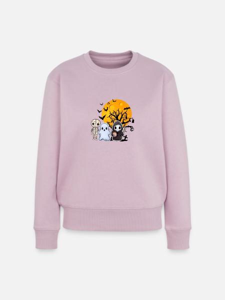 Halloween Custom Shirt, Kapuzenpullover, Tassen, Mützen, Taschen - Frauen Premium Bio Pullover - Altrosa