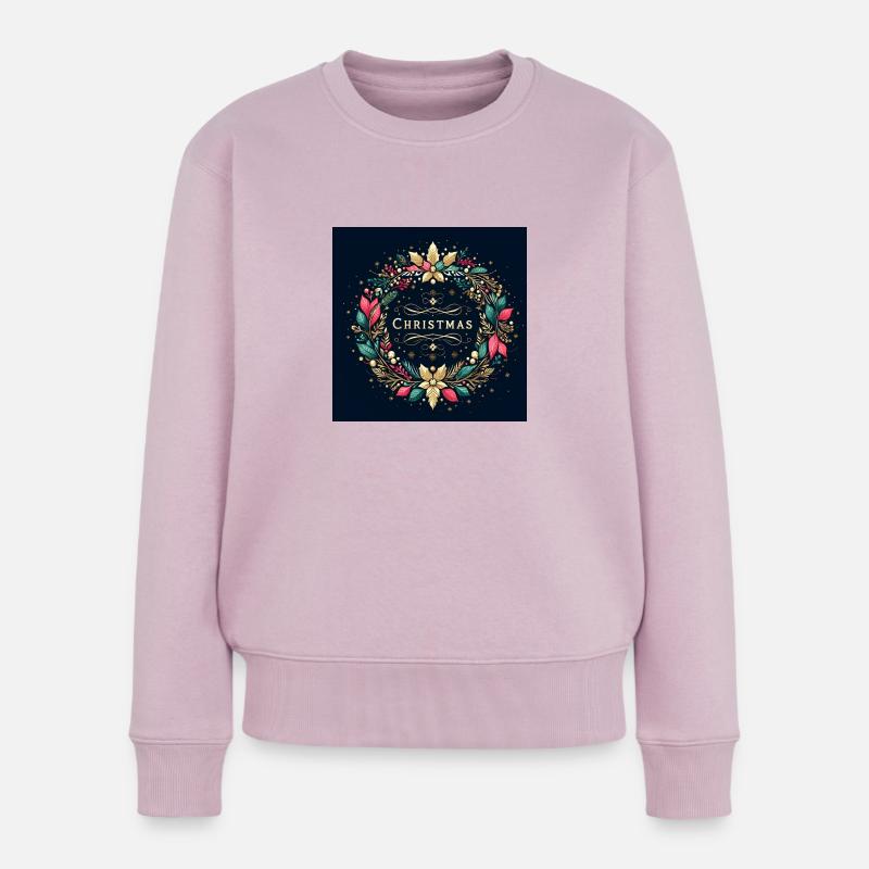 Weihnachten - Frauen Premium Bio Pullover - Altrosa