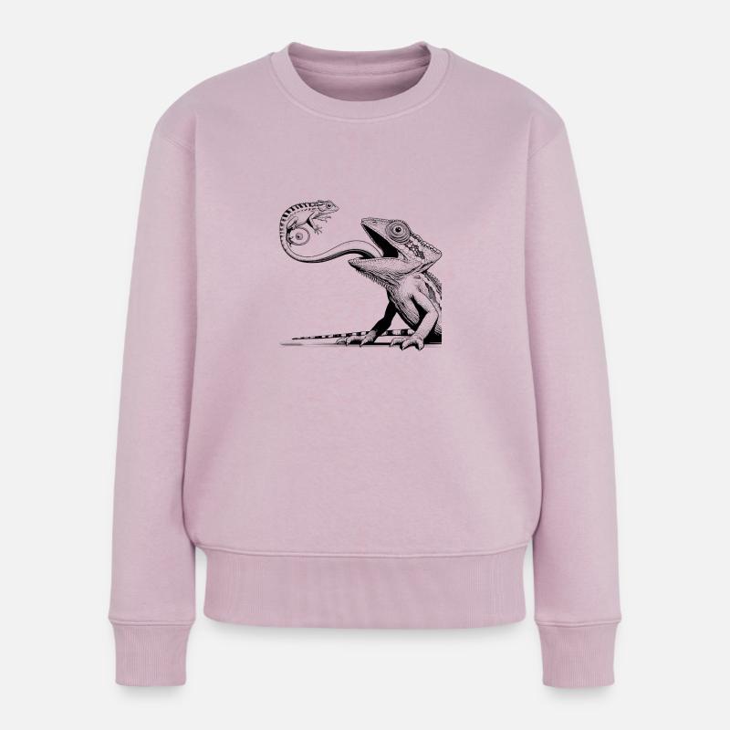 Chamäleon - Frauen Premium Bio Pullover - Altrosa
