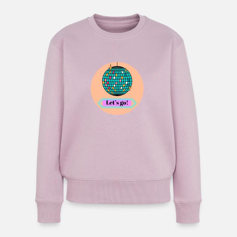 Auf geht es! - Frauen Premium Bio Pullover - Altrosa