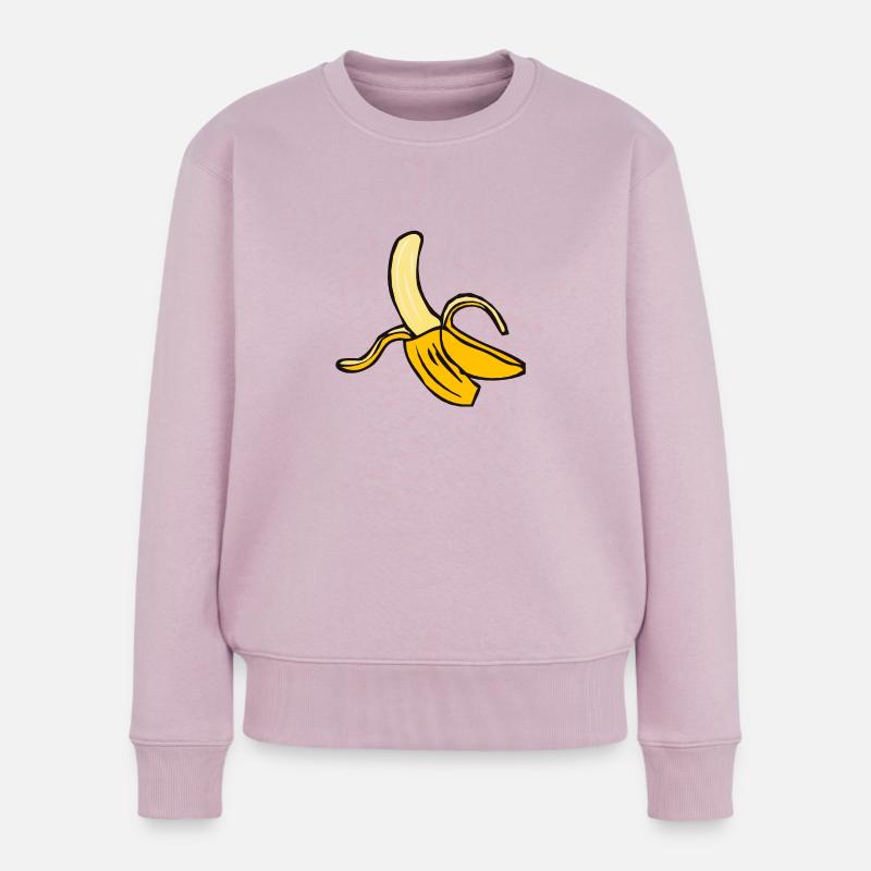 banane 10 A - Pull Premium bio Femme - rose poudré
