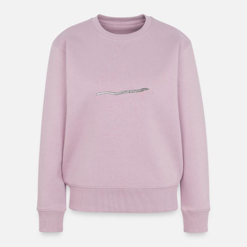 Regenwurm - Frauen Premium Bio Pullover - Altrosa