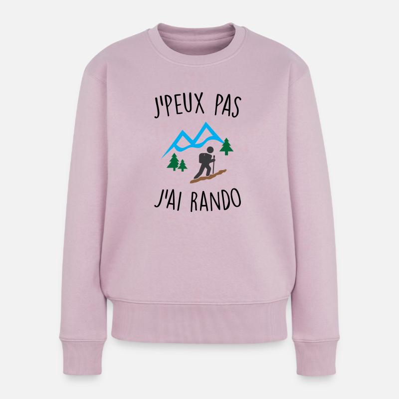 J'peux pas j'ai rando - Pull Premium bio Femme - rose poudré