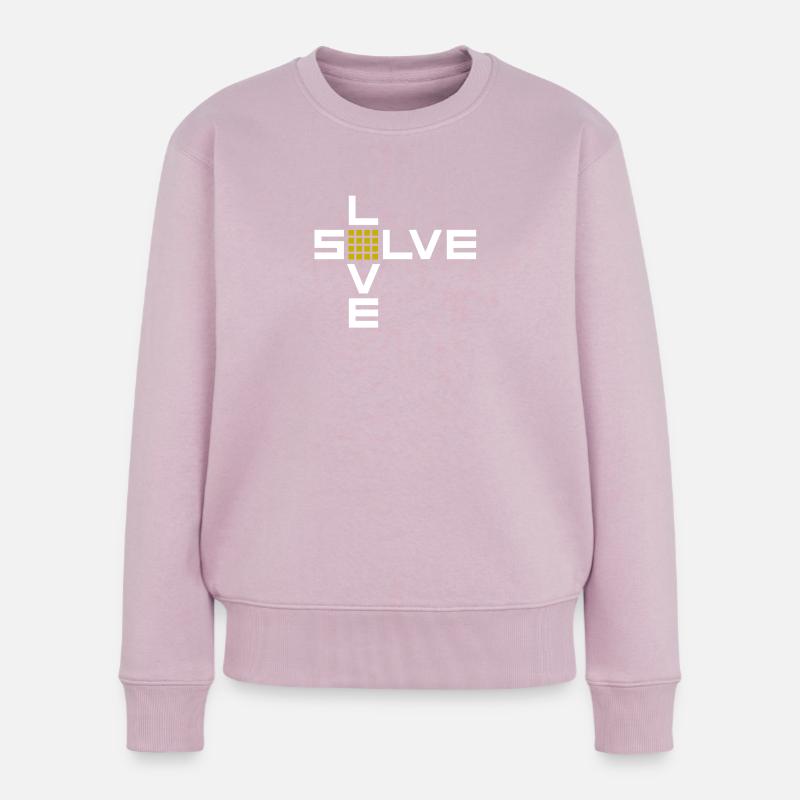 4x4 solve love. Cubing-Cube-Cuber-Speedcubing - Pull Premium bio Femme - rose poudré