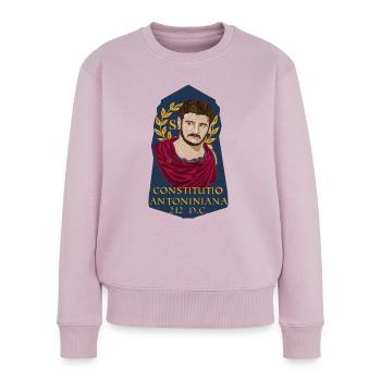 Edikt von Caracalla - Frauen Premium Bio Pullover - Altrosa - Vorne - Julia (174cm)