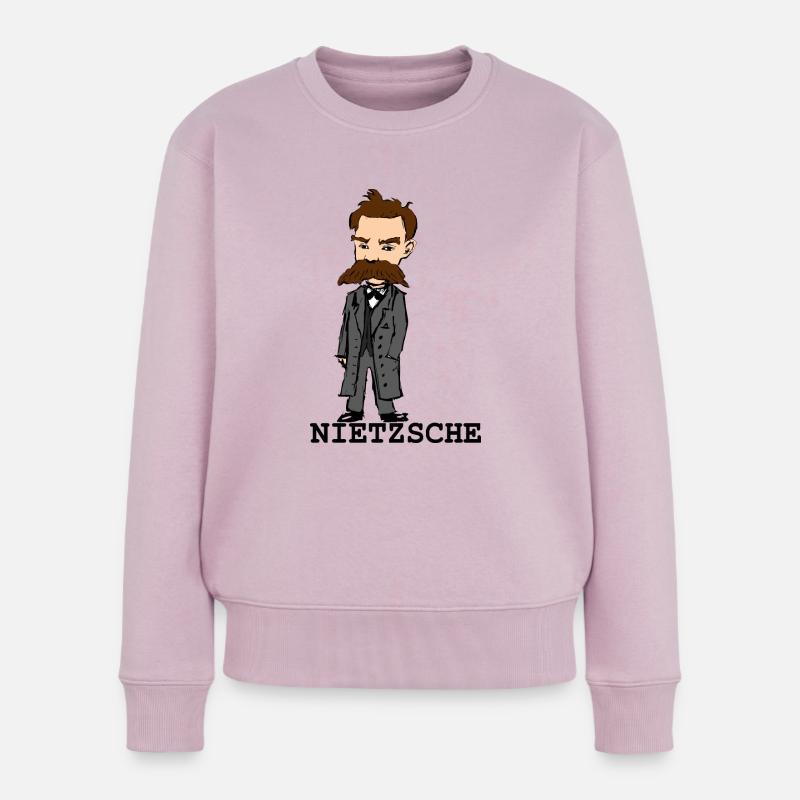 Nietzsche - Frauen Premium Bio Pullover - Altrosa