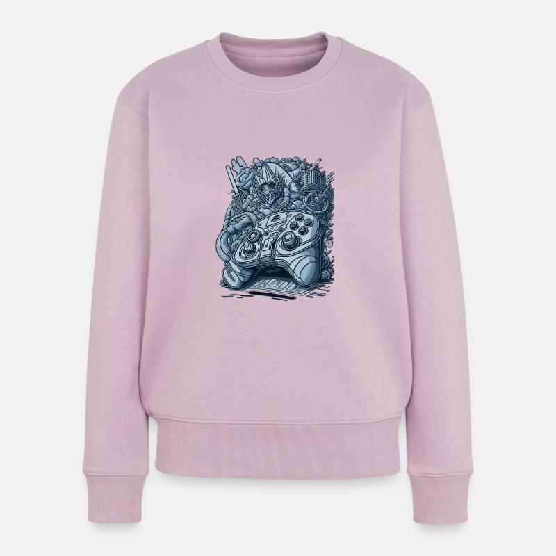 Scrap controller - Women's Premium Organic Jumper - dusky pink