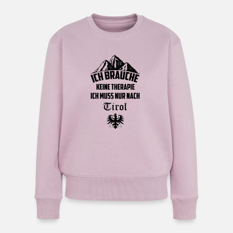 Tirol - Frauen Premium Bio Pullover - Altrosa