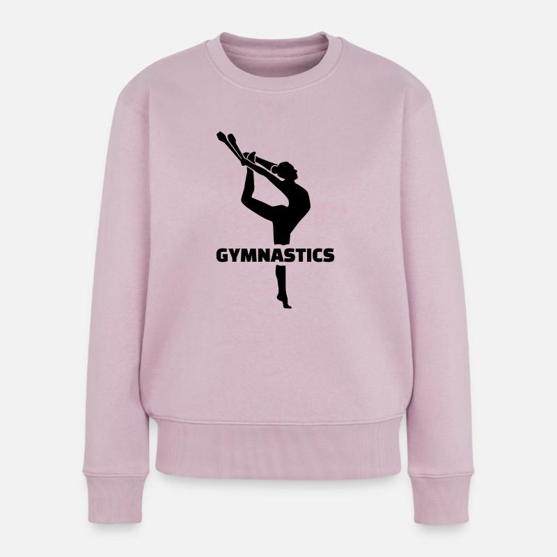 Gymnastik - Frauen Premium Bio Pullover - Altrosa