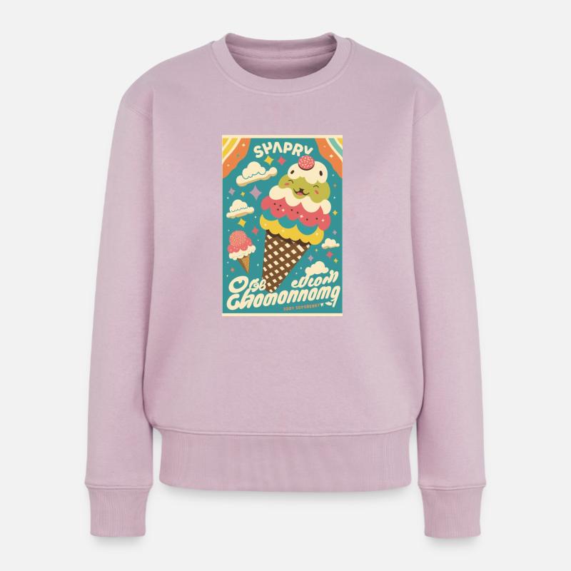 icecream style - Pull Premium bio Femme - rose poudré