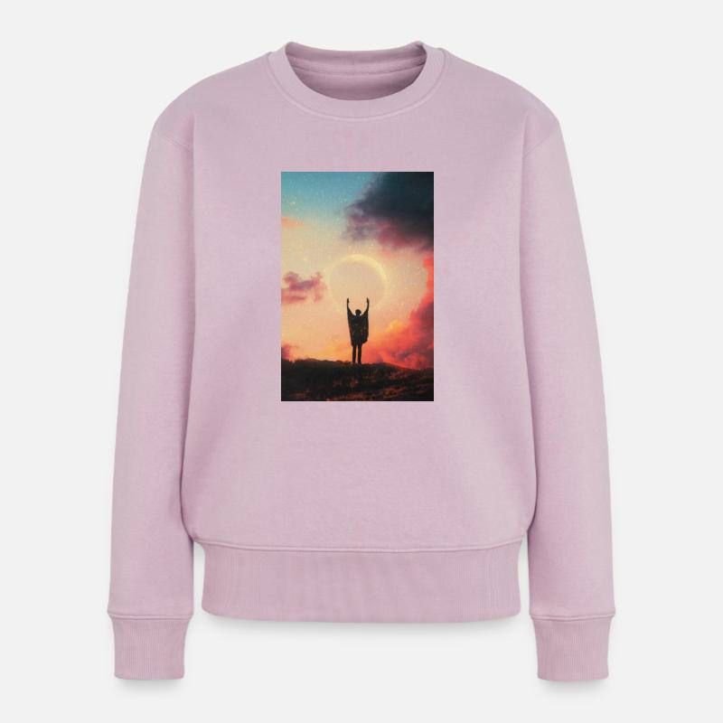 Anbeten - Frauen Premium Bio Pullover - Altrosa