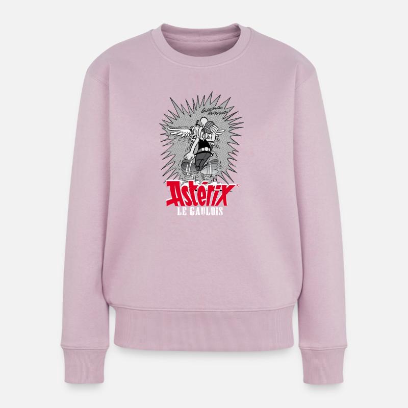 Asterix & Obelix - Asteriy Dynamik - Frauen Premium Bio Pullover - Altrosa