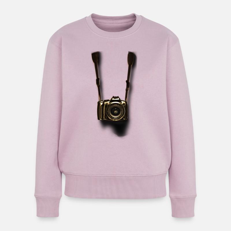 Camera - Pull Premium bio Femme - rose poudré