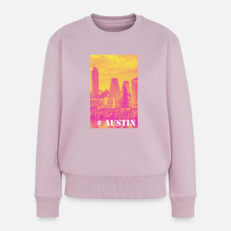 Austin - Pull Premium bio Femme - rose poudré