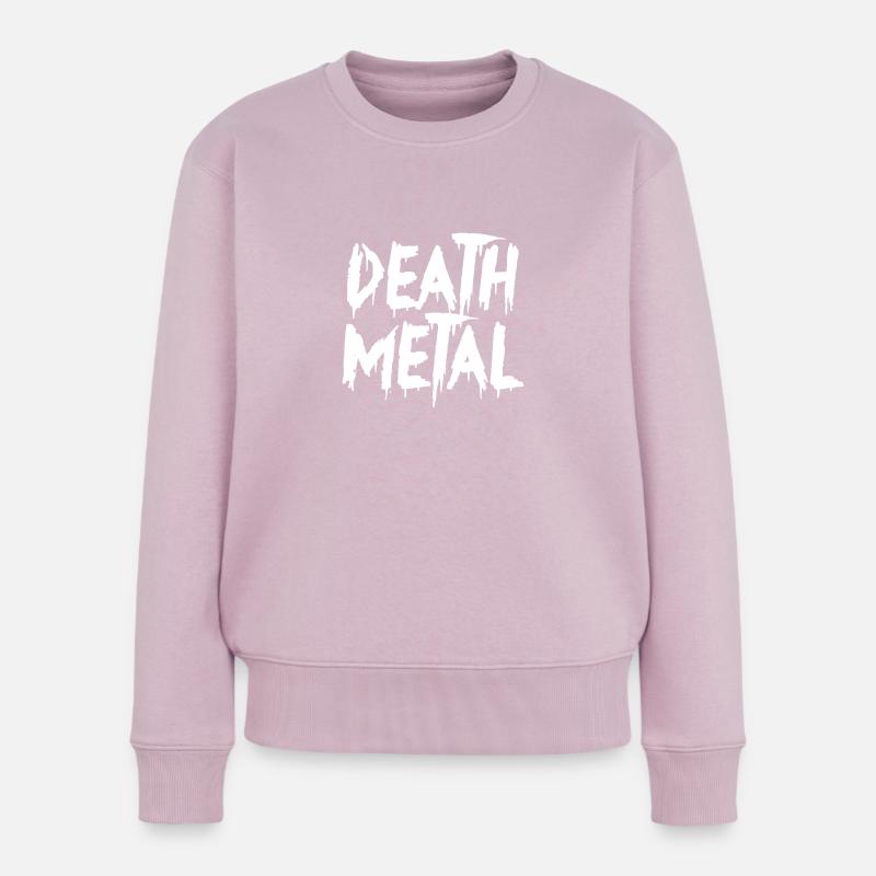 Death Metal - Frauen Premium Bio Pullover - Altrosa