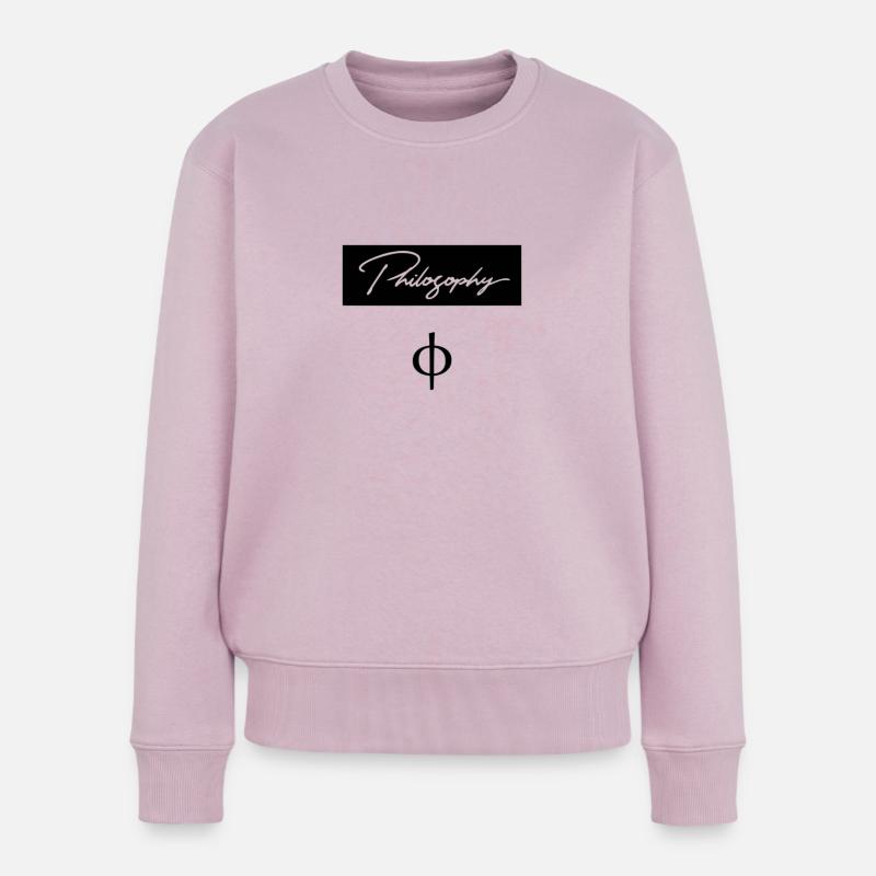 Philosophie φ - Frauen Premium Bio Pullover - Altrosa