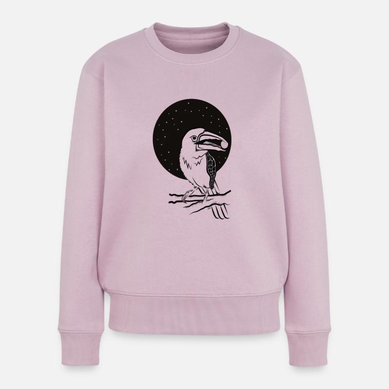 TUCAN AMAZON - Frauen Premium Bio Pullover - Altrosa