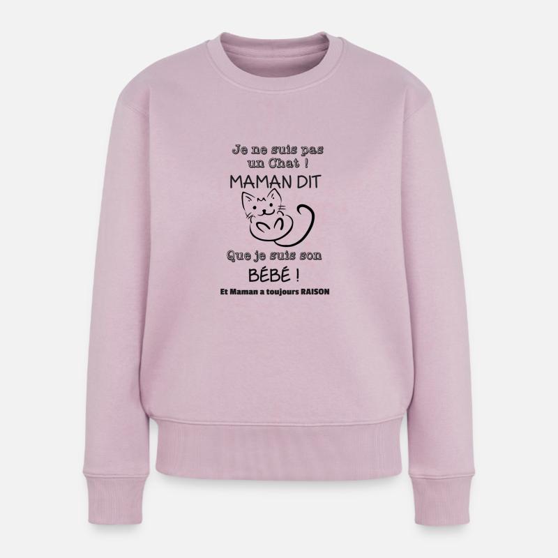 Son Bébé ! - Pull Premium bio Femme - rose poudré