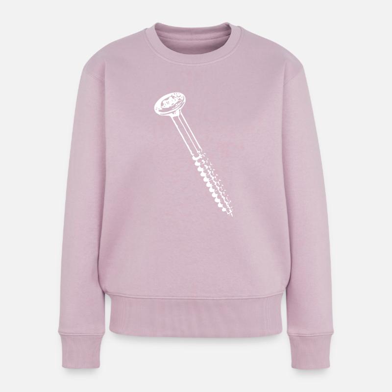 schraube - Frauen Premium Bio Pullover - Altrosa