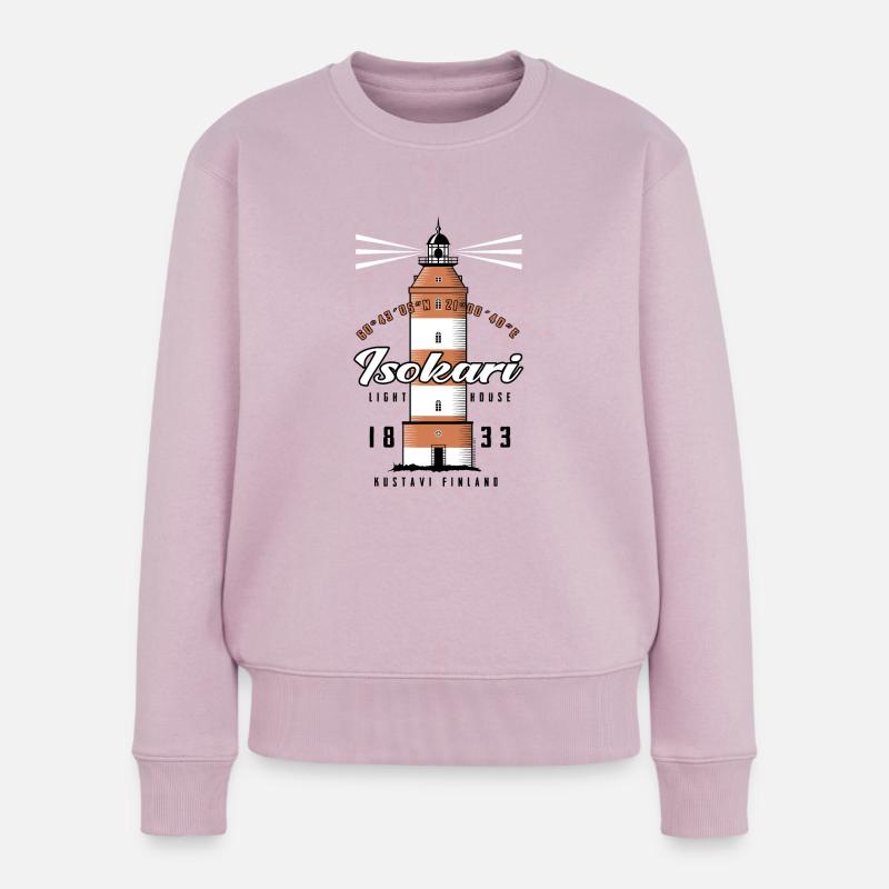 ISOKARI LEUCHTTURM - Textilien und Geschenke. - Frauen Premium Bio Pullover - Altrosa
