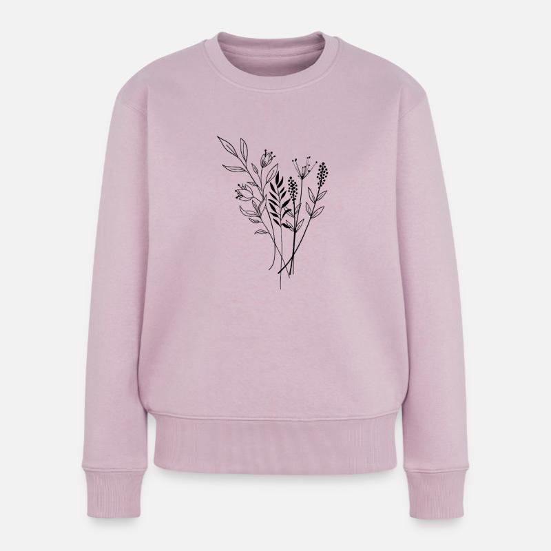 BLUMENSTRAUSS - Frauen Premium Bio Pullover - Altrosa