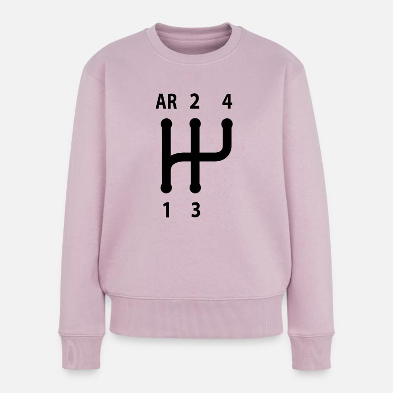 Gitter 4 - Frauen Premium Bio Pullover - Altrosa