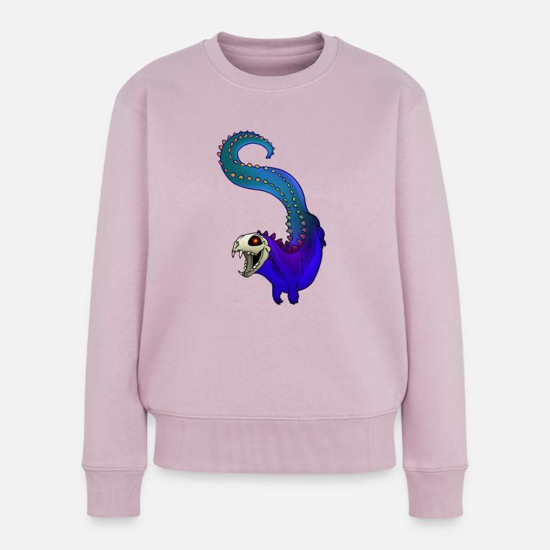 Tiny Monster - Frauen Premium Bio Pullover - Altrosa