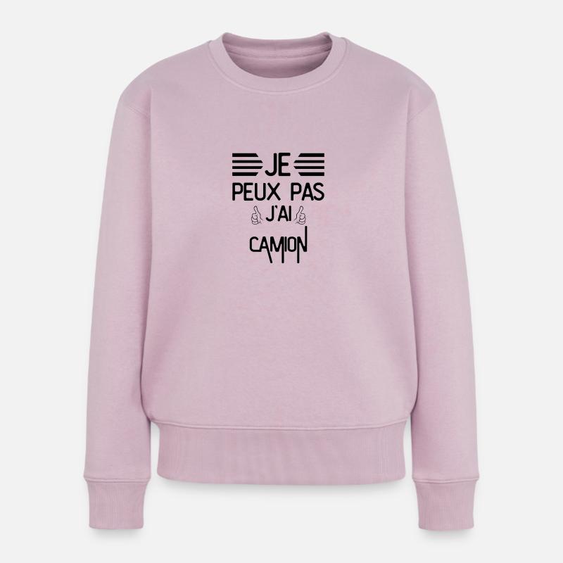 Je Peux Pas J Ai Camion - Pull Premium bio Femme - rose poudré