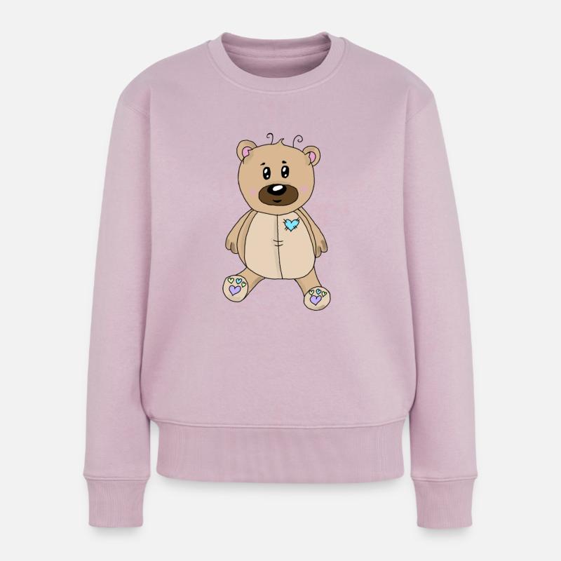 Teddy - Frauen Premium Bio Pullover - Altrosa