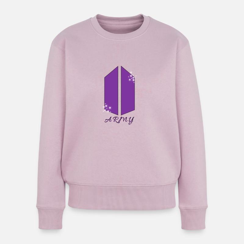 HEER - Frauen Premium Bio Pullover - Altrosa
