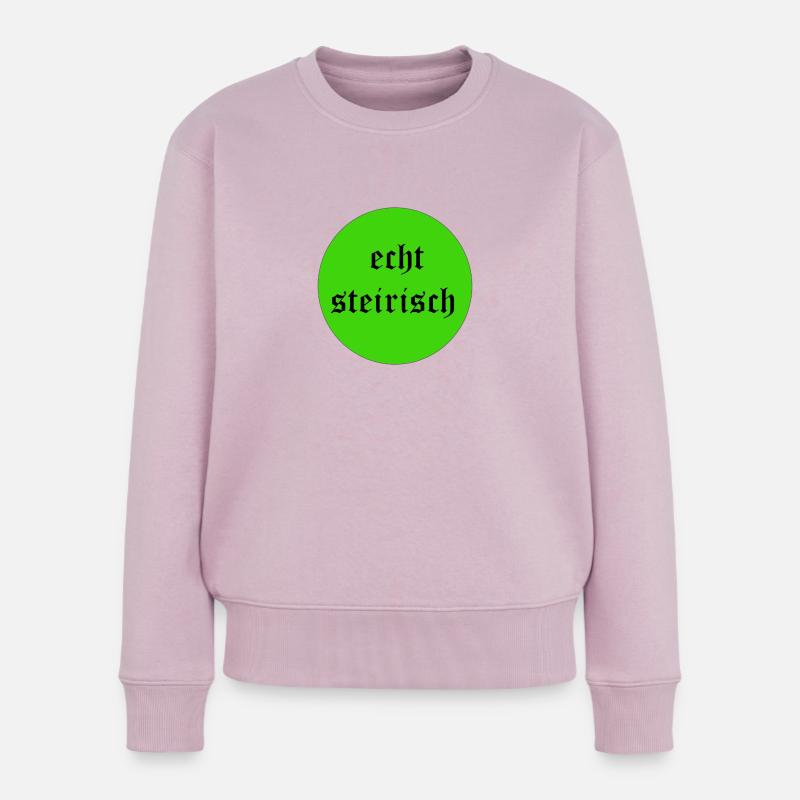 echt steirisch - Frauen Premium Bio Pullover - Altrosa