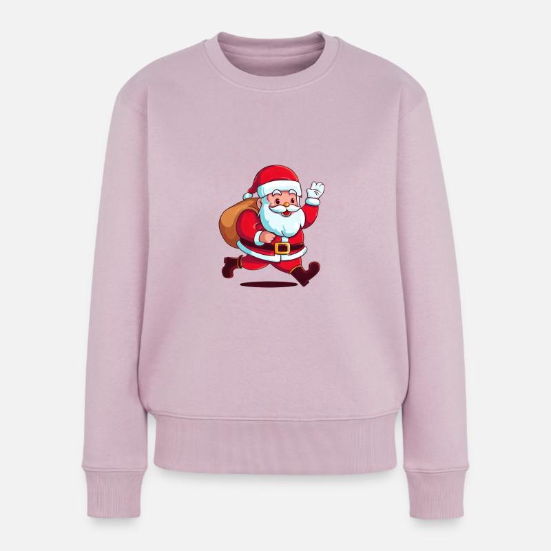 Santa - Frauen Premium Bio Pullover - Altrosa