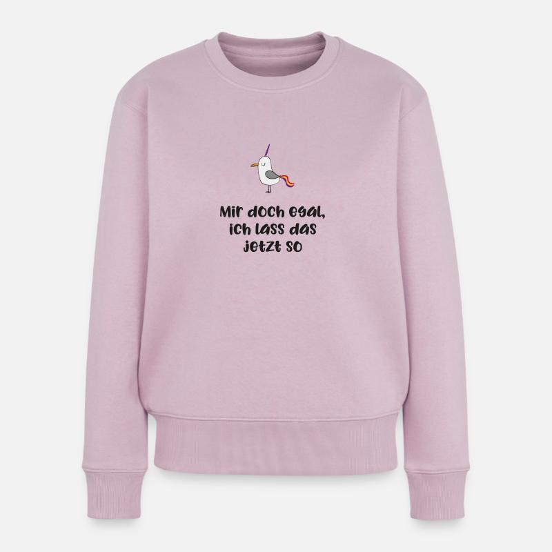 lustiger Spruch - Frauen Premium Bio Pullover - Altrosa