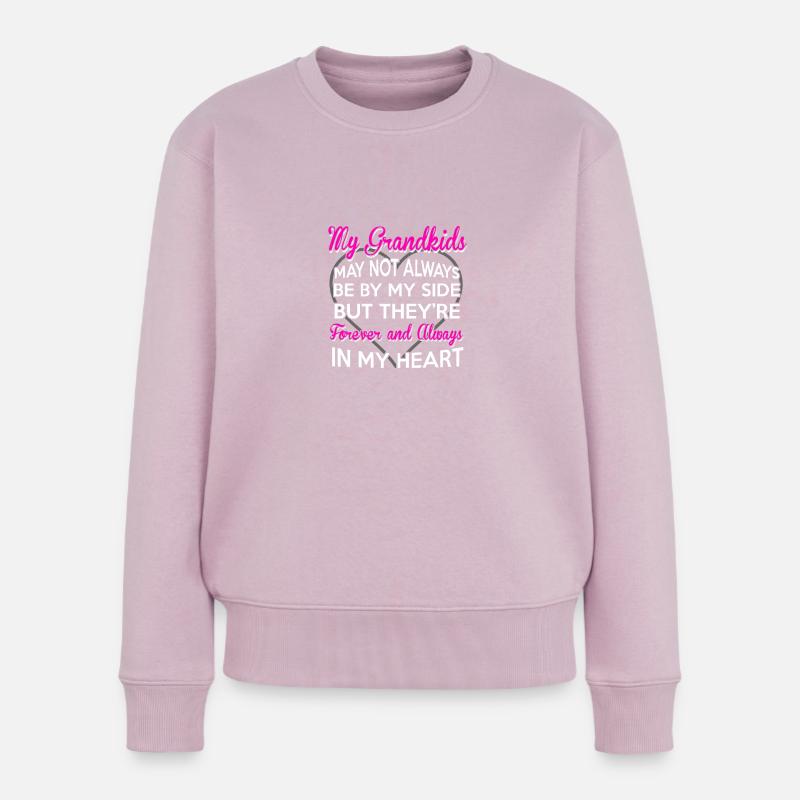 Meine Enkelkinder - Frauen Premium Bio Pullover - Altrosa