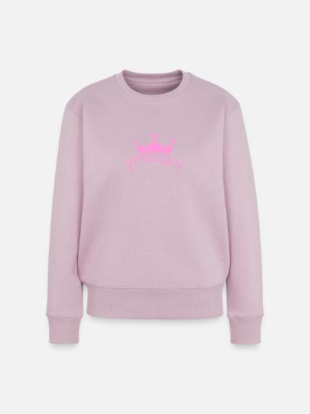 Prinzessin - Frauen Premium Bio Pullover - Altrosa