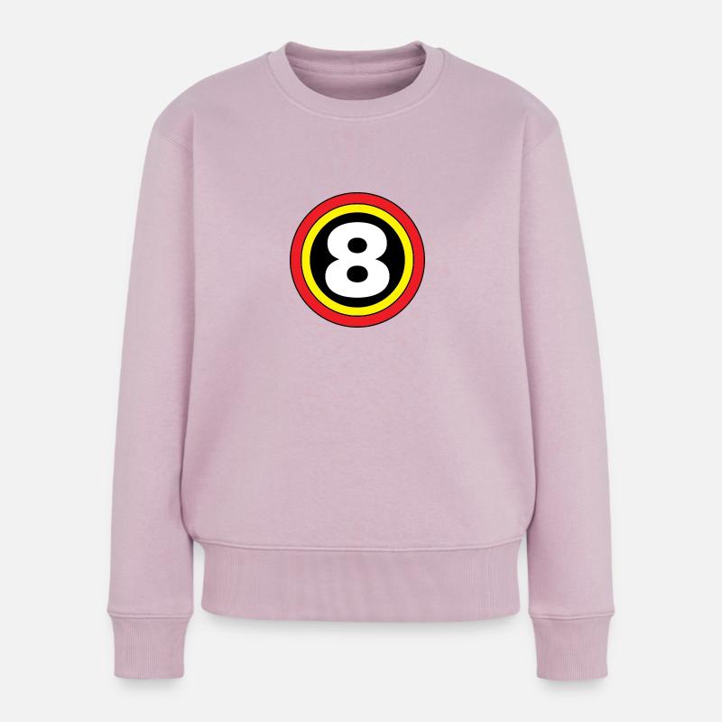 Ziel 8 - Frauen Premium Bio Pullover - Altrosa