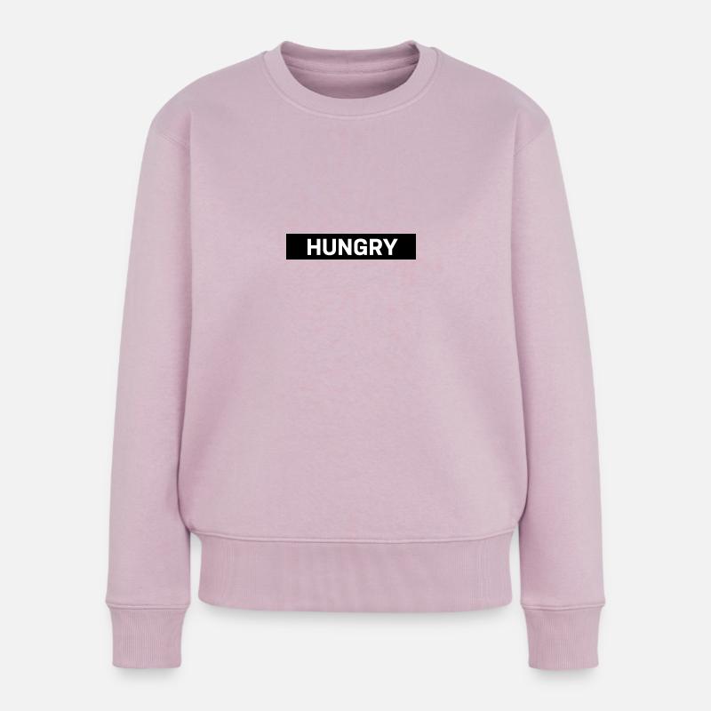 HUNGER - Frauen Premium Bio Pullover - Altrosa