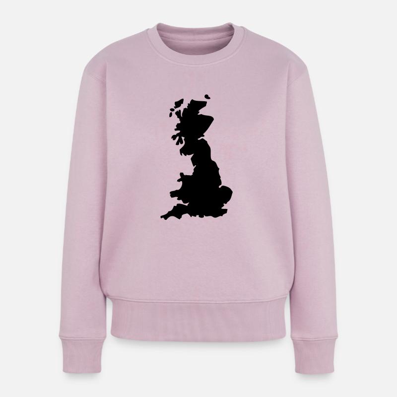 england england Länder1 - Frauen Premium Bio Pullover - Altrosa
