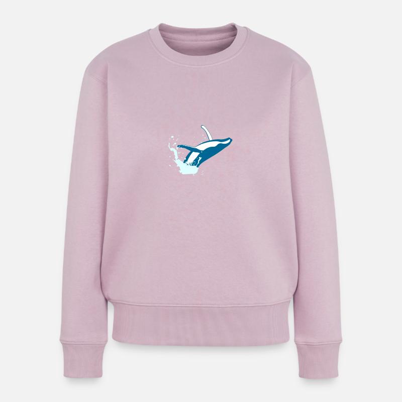 Wal - Frauen Premium Bio Pullover - Altrosa