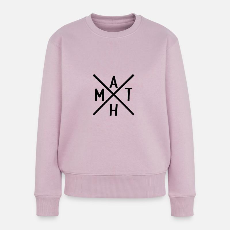 Mathe - Frauen Premium Bio Pullover - Altrosa