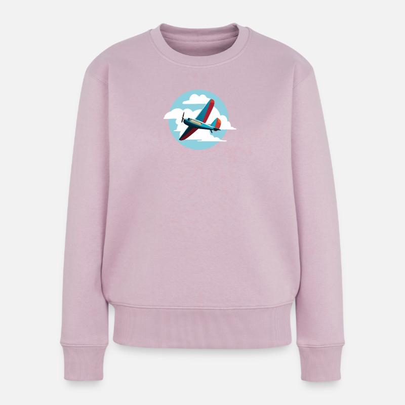 BlueBlueCloud - Frauen Premium Bio Pullover - Altrosa