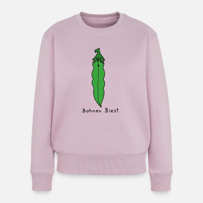 Bohnen Biest - Frauen Premium Bio Pullover - Altrosa