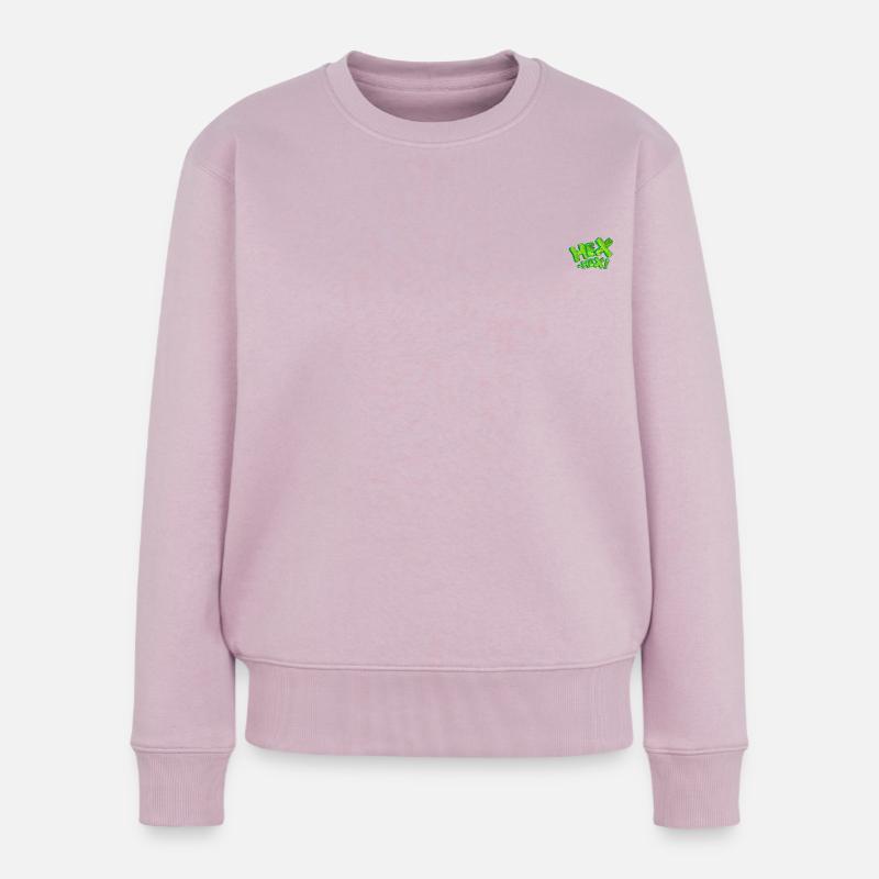 Bibi Blocksberg Hex Hex Grün Stick - Frauen Premium Bio Pullover - Altrosa