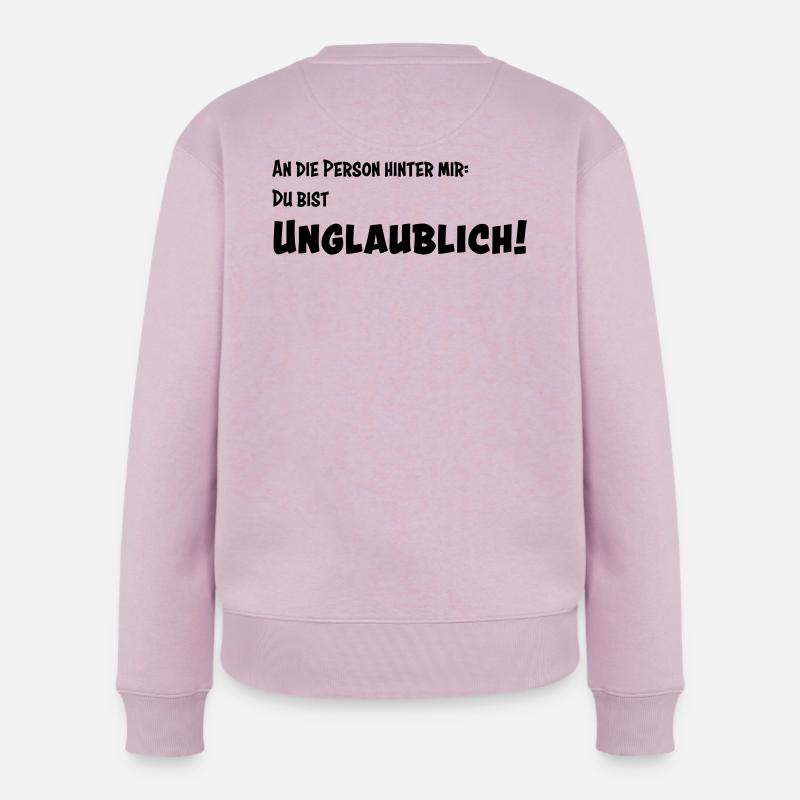 Unglaublich - Frauen Premium Bio Pullover - Altrosa
