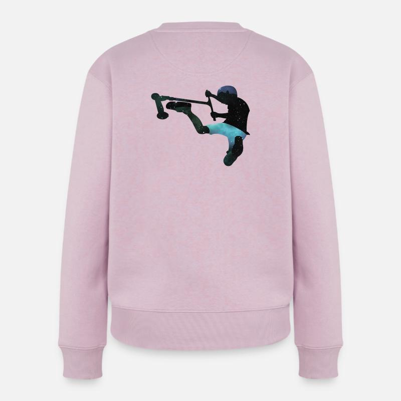 Briflip 5 - Pull Premium bio Femme - rose poudré