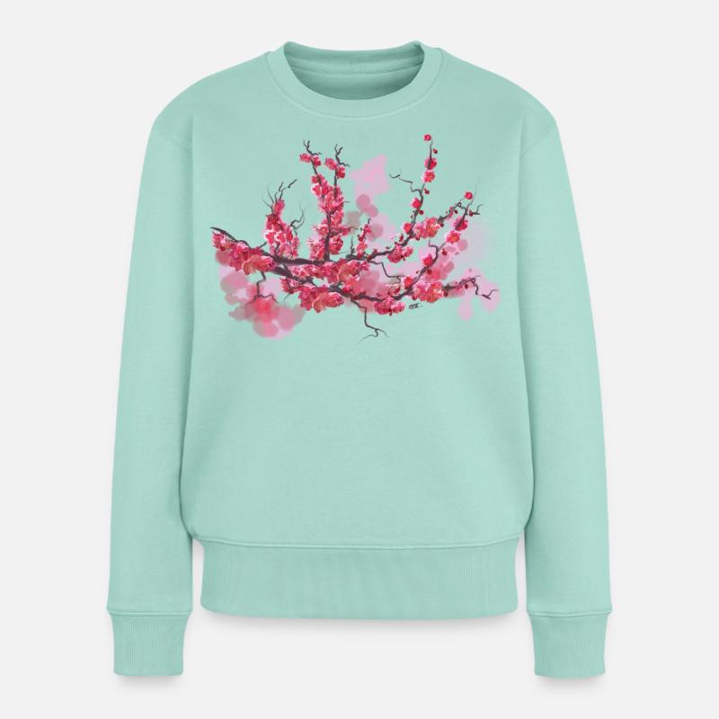 sakura - Frauen Premium Bio Pullover - Mint 